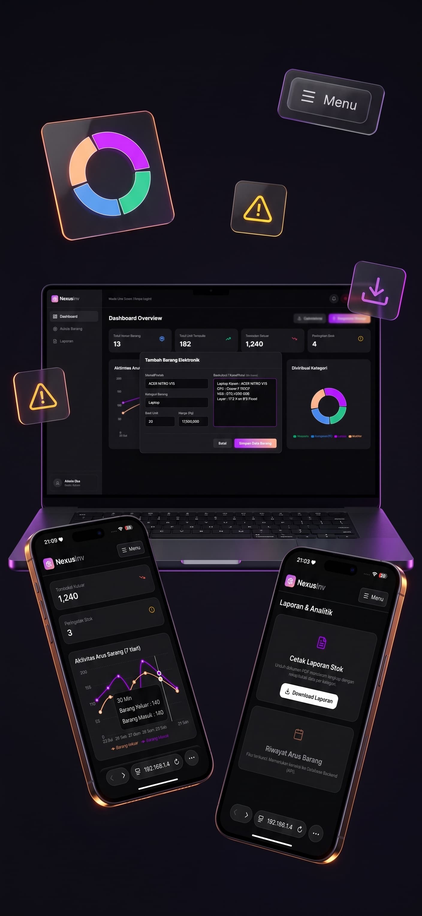 NexusInv Mobile Preview